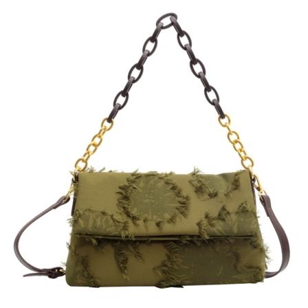 Canvas Crossbody Laukut Uusi Trend Design Ketju Olkalaukku VIHREÄ Green