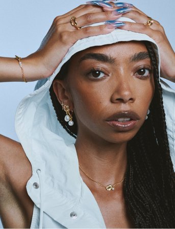 Jane Koenig Mary Studs (Pair) - Silver - ONE SIZE