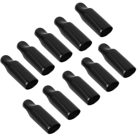 10 stk. Ølhanekapsler, Ærmekapsler Keg Tap Ølproduktion Tilbehør Sort Kegerator Propdæksler til 15 mm Ydre Diameter Niuniu