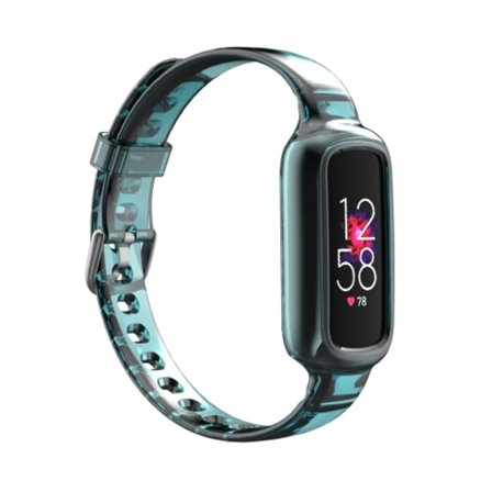 För Fitbit Luxe Silicone Integrated Watch Band
