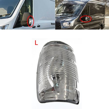 Gäller Ford Transit 14 till nuvarande bil backspegel t