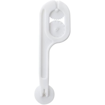 1 stk. Hvid Kageform med 3 Hjul, Anvendelig til Modellering af Dej