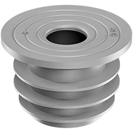 (6,35×6,35×4 cm) Silikoneforsegling til rør, proptætning, afløbsrørstætningsring til køkken, vaskemaskine