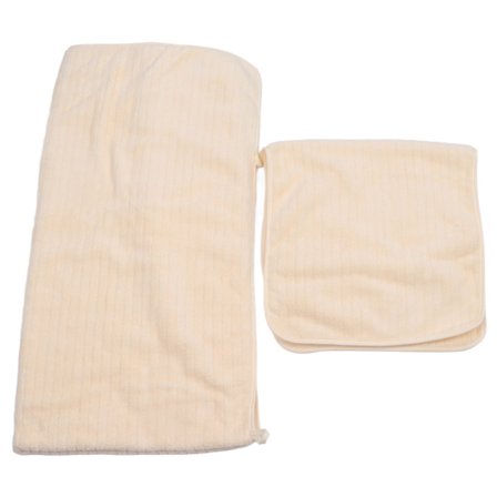 2-delt blødt korallfløjlshåndklædesæt, meget absorberende, hurtigtørrende, lette hånd- og badehåndklæder