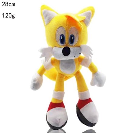 Ny Super Sonic Plysjleketøy Plysjdukke Super Tals Sony Dukke