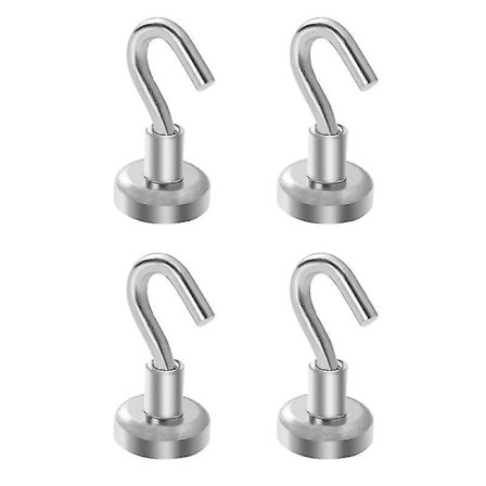 4 stk. Stærke Magnetiske Kroge