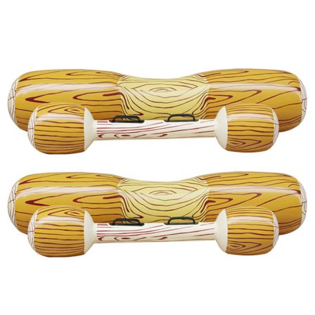 Dubbelt så kul: Uppblåsbar vattenleksak för poolflotte