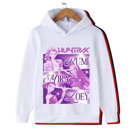 2025 Kpop Demon Hunter Saja -huppari - rento collegepaita pojille ja tytöille, pitkähihaiset katuvaatteet