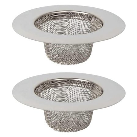 2 st Diskbänksfilter Rostfritt stål