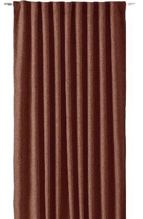 Svanefors Greenwich Gardin2p Gardiner Brun 140x280 cm