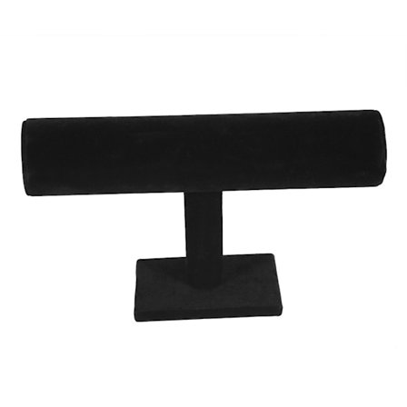 1-lags smykkestål T-formet stående display til halskæde, armbånd, ur