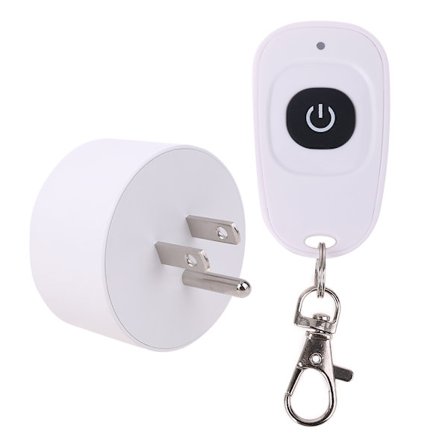 433mhz Trådløs RF Fjernbetjening Hjemmekontor til Smart WiFi Strømstik Udtag Enkelt til Nøgle US Stik Energibesparende