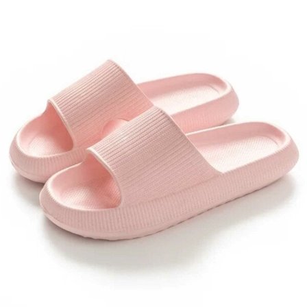 Støddæmpende Tøfler Cloud Sky-tøfler rosa