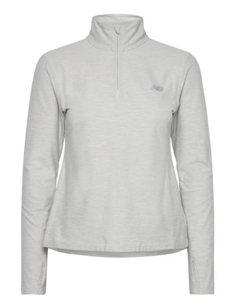 New Balance Sport Essentials Space Dye Quarter Zip - Grey - XL