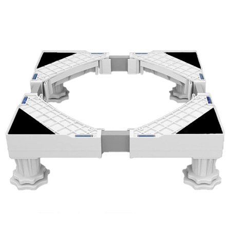 Vaskemaskin Stativ, Vaskemaskin Tørketrommel Kjøleskap Sokkel, Justerbar Lengde, Last 300kg Anti Vib