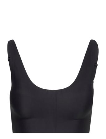 Airlite/Eco Bralette Lingerie Bras & Tops Soft Bras Tank Top Bras Svart Dorina