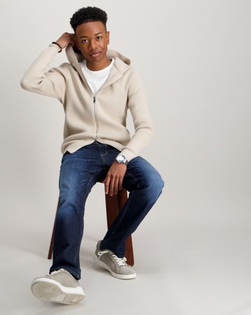 Brand Island MIYAGI HOODIE KNIT KID Groen Hoodies Jongens - Kids Brand Store