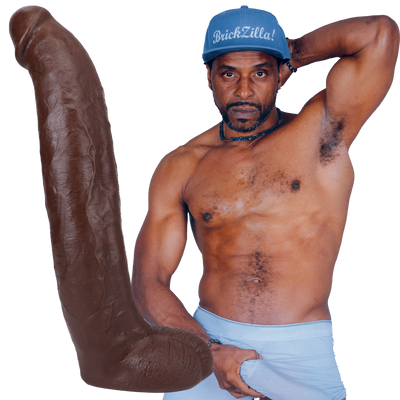 Brickzilla ULTRASKYN Dildo 33 cm - Chocolate - Doc Johnson