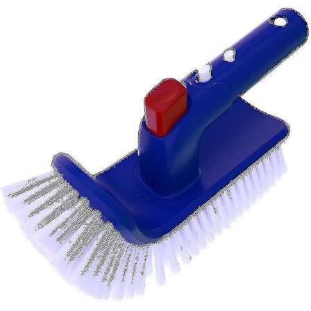 Pooltrappehjørnebørste, Skrubbørste, til Overjordiske og Nedgravede Swimmingpools, Spas og Whirlpools