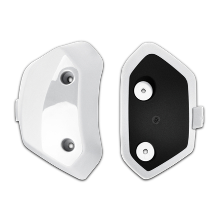 Sliders Coudes Moto Ixon Ix-23-Eslider Blanc