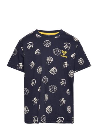 Hmlart T-Shirt S/S T-shirts Short-sleeved Navy Hummel