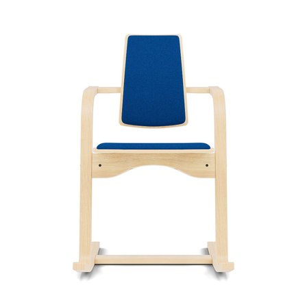 Varier Furniture Actulum - Blue Wool - Natural base