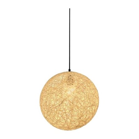 Rattan og Hampbold Individuel Kreativitet Sfærisk Rattan Lampeskærm Nest 20Cm