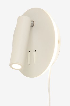 Aneta Lighting - Seinävalaisin LED ACE - Valkoinen - Seinävalaisimet - - Homeroom