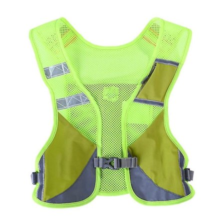 Fashion Night Löparryggsäck med Vattenflaska Reflexficka Ryggsäck Kompatibel med Klättring Maraton Camping