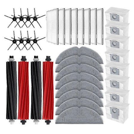 Til Roborock S8 Max Ultra Reservedele Tilbehør Hovedsidebørste Hepa Filter Moppeklud Støvposer