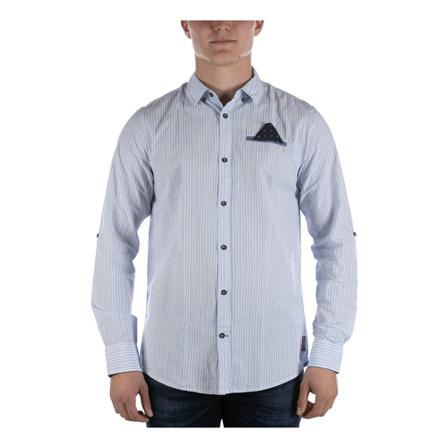 Scotch & Soda, Casual Shirts Blauw, Heren, Maat:M