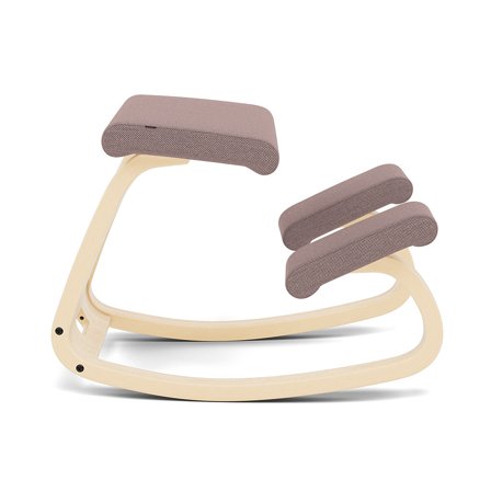 Varier Furniture Variable - Pink Wool - Natural base