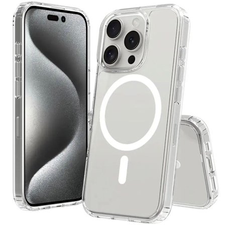 iPhone 13 PRO Cover - MagSafe Transparent Cover med Slankt Design & Stødbeskyttelse