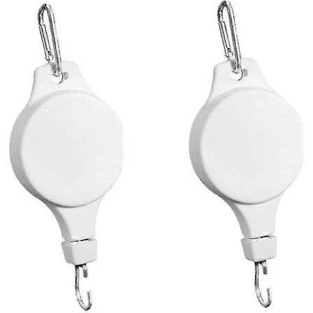 Hängande Korglyft, Infällbar Hängare Justerbar Tung Plantlyftkrok, Infällbar Plant Hängare För Hängande Planteringskorgar Blomkorg P