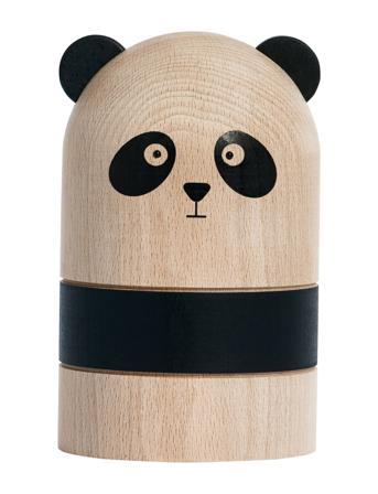 Panda M Ybank Home Kids Decor Storage Piggy Banks Brun OYOY Living Design