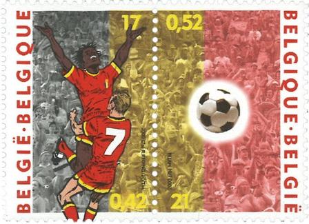 Belgien 2000 - Fodbold - Postfrisk sæt 2v