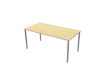 LANAB DESIGN Skrivbord Fristående 160x80cm björklam/grå - Lyreco - Kontorsmöbler och inredning - Bord och hurtsar - Skrivbord - Fasta