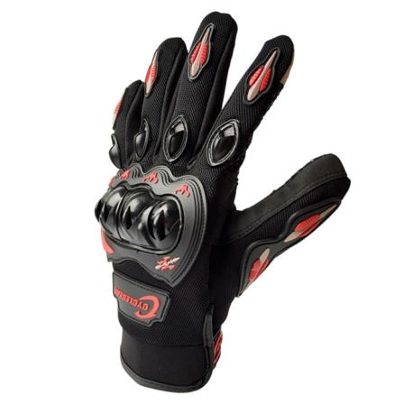 Män Kvinnor Motorcykelhandskar Pekskärm Anti-halk Stötsäkra Andningshandskar a l