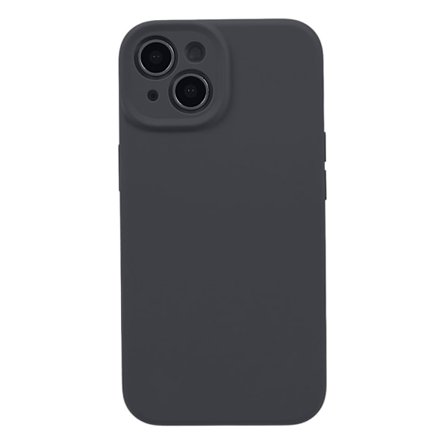 iPhone 15 Plus Skal Liquid Silikon Mörk Grå