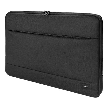 Laptop sleeve, for laptops up to 14", polyester, black