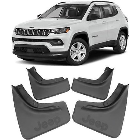 Originale Stænklapper, støbte, for og bag, til 2017-2023 Jeep Compass