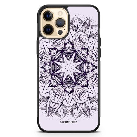 Bjornberry Hårdskal iPhone 12 Pro Max - Lila Mandala
