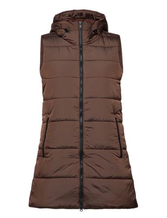 Eisbach Vest W Vests Padded Vests Brun Jack Wolfskin