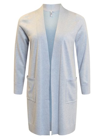 CISO - Langærmet Cardigan - Lys Blå - Lomme