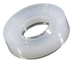 Z 1405357 Säkringsring Polyamid 6, vit, Infästning