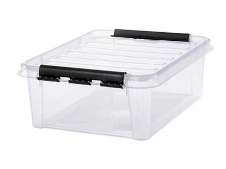 SmartStore Förvaringslåda 20L transparent - Lyreco - Skolmöbler och inredning - Förvaringsmöbler - Backar, boxar och korgar