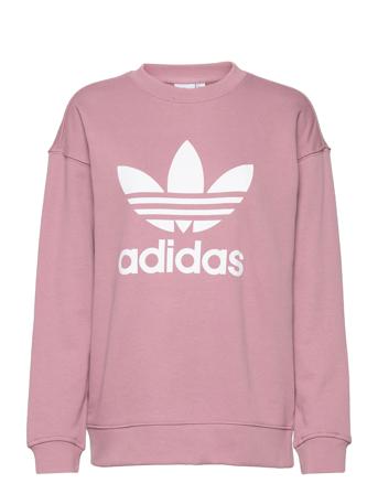 Trefoil Crew Sweatshirt W Pink Adidas Originals