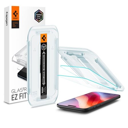 Spigen iPhone Air 2-PACK GLAS.tR "Ez Fit" Skärmskydd