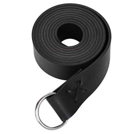 Herr Viking Performance PU Bälte Medeltida Bälte Vintage O-Ring Läderbälte Keltiska Knutar Dekorationer Bältesdekorationer Riddarbälte