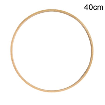 Hot DIY Wood Art Craft Bambus Circle Rund Cross Stitch Sying